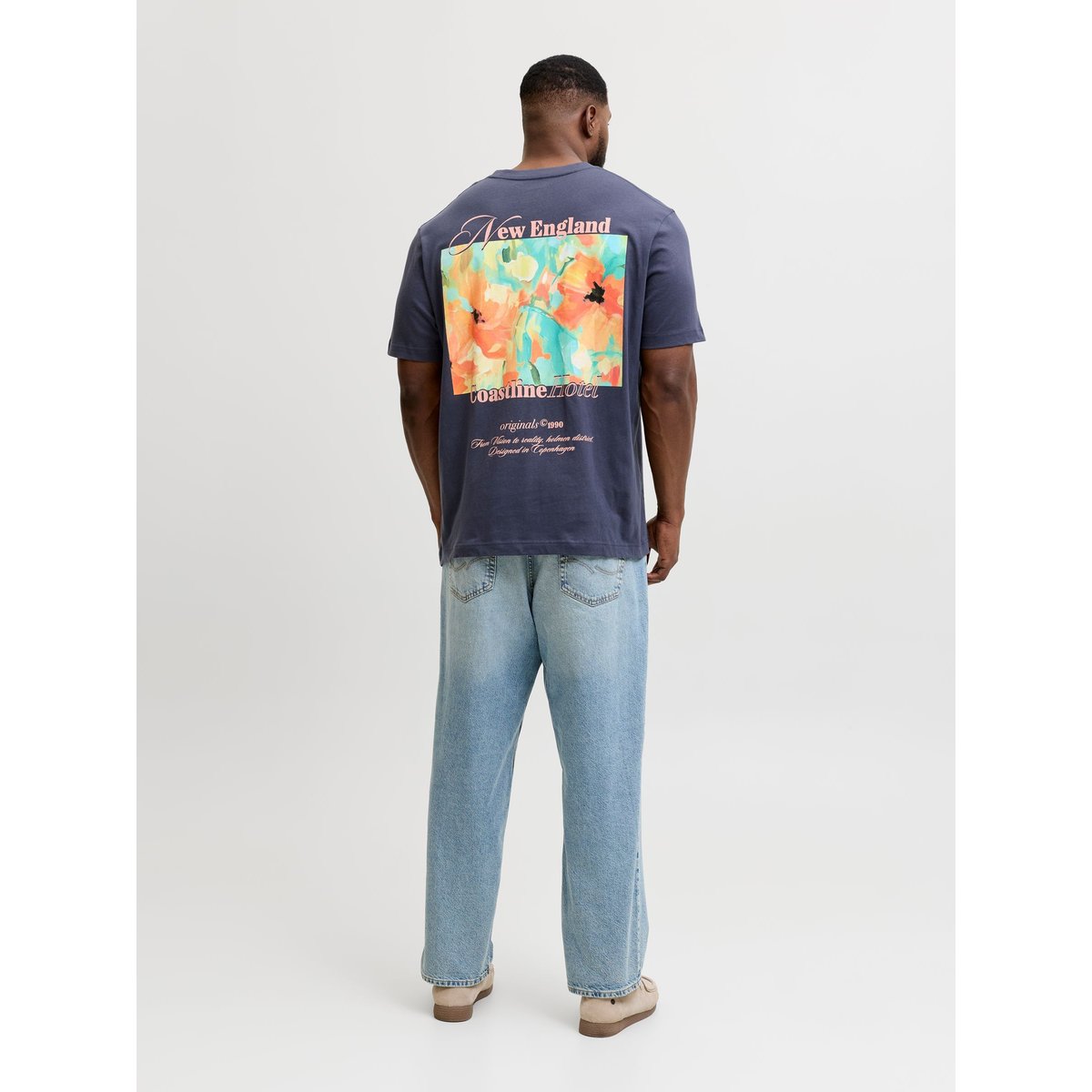 T-Shirt odyssey gray, JACK & JONES