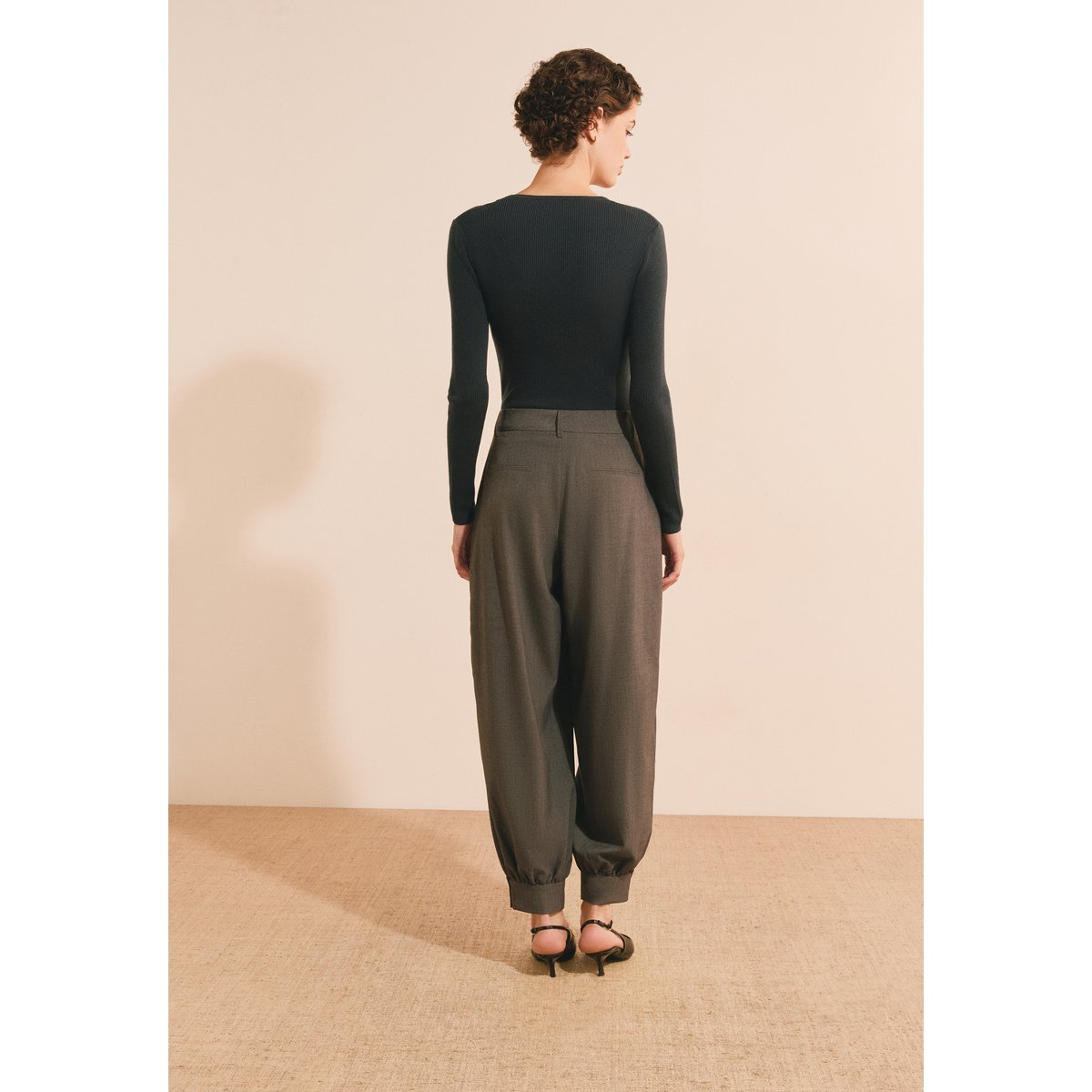 ETAM PANTALON ZAHARA - PANTALON gris, ETAM