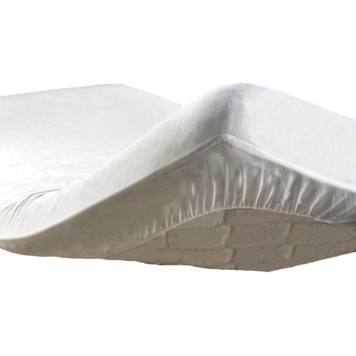 Protège matelas - Molleton anti acarien blanc, TOILINUX
