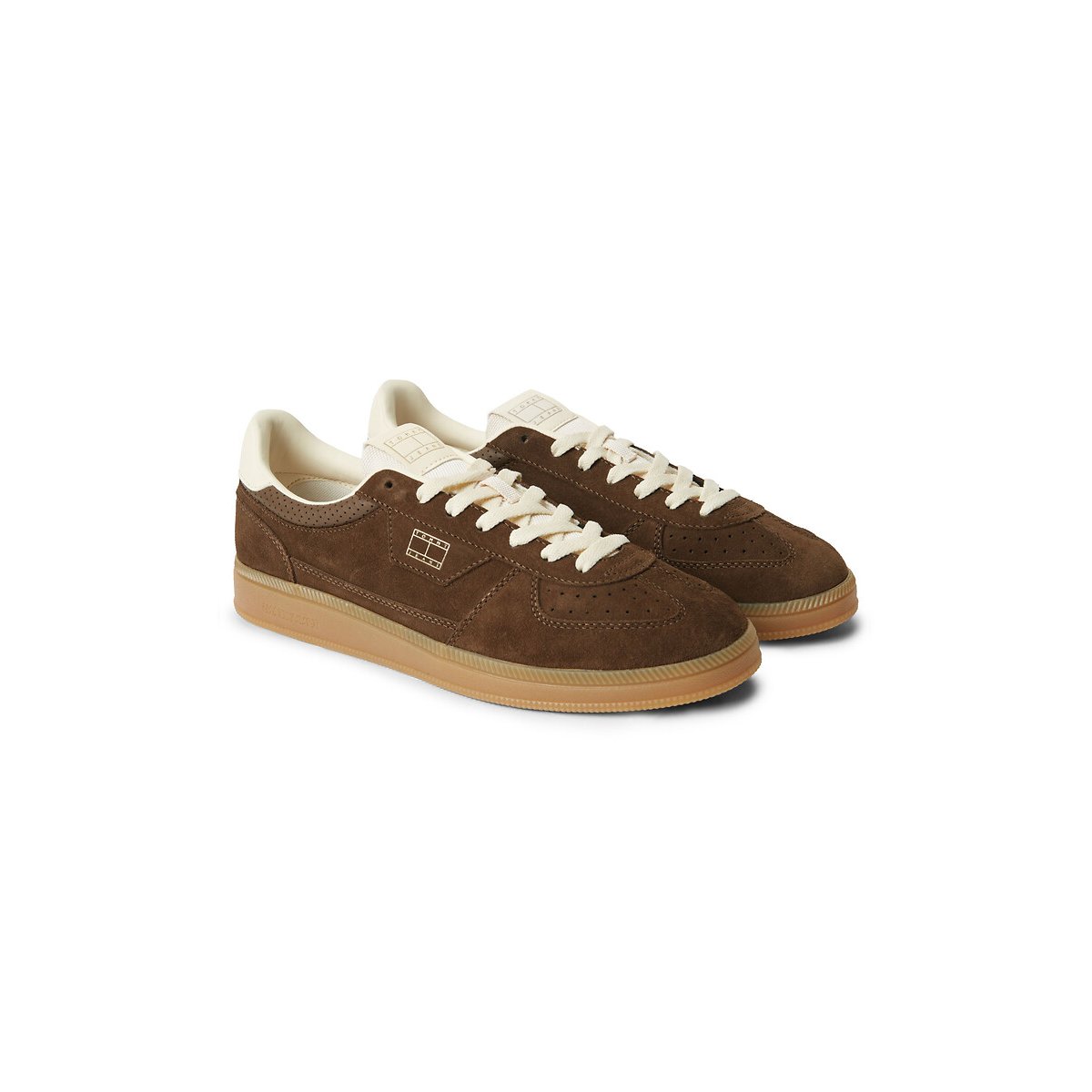 Baskets en cuir suède THE GREENWICH marron, TOMMY HILFIGER