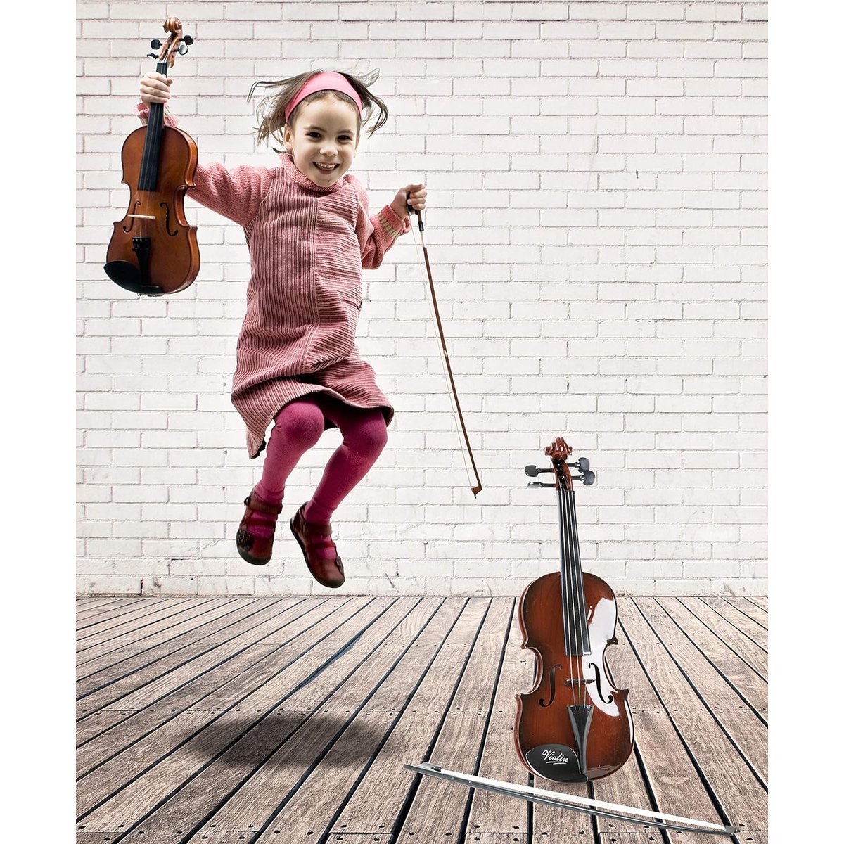 Violon classique pour enfant marron, SMALL FOOT COMPANY