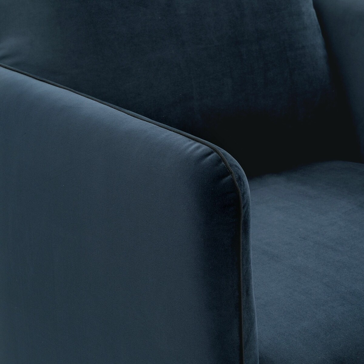Fauteuil velours, Ivete bleu, LA REDOUTE INTERIEURS