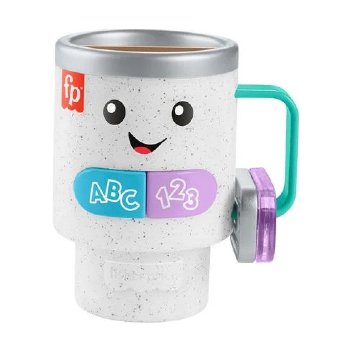 Fisher-Price - Jouet d'éveil interactif : tasse à café multicolore, MATTEL