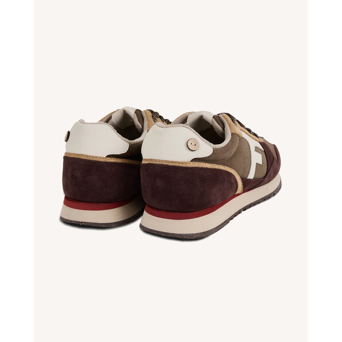 Baskets ELM taupe, FAGUO