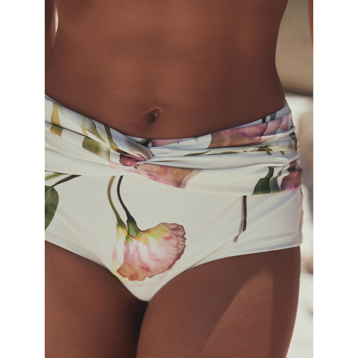 Bas de bikini fleurs de tulipe crème/violette, NEXT