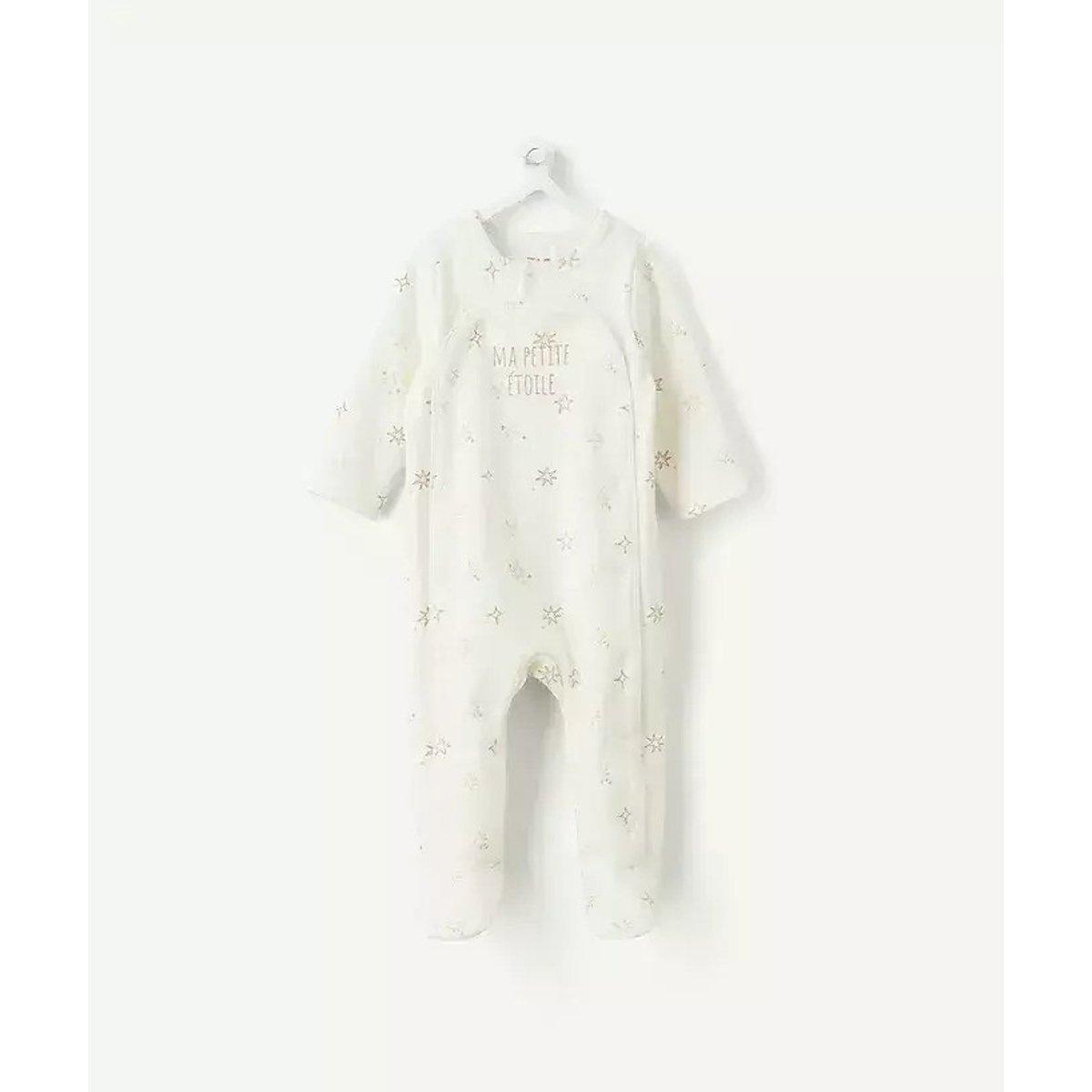 Pyjama naissance mixte ecru, TAPE A L'OEIL