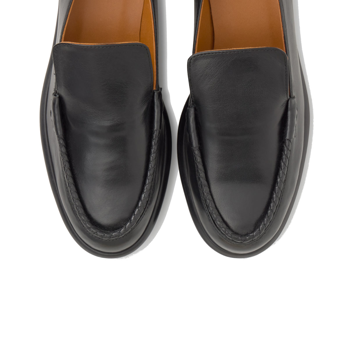 Mocassins en cuir ERIKA noir, CASTANER