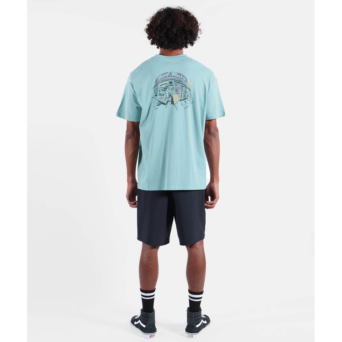 Tee-shirt manches courtes SURFRATS stone blue, OXBOW