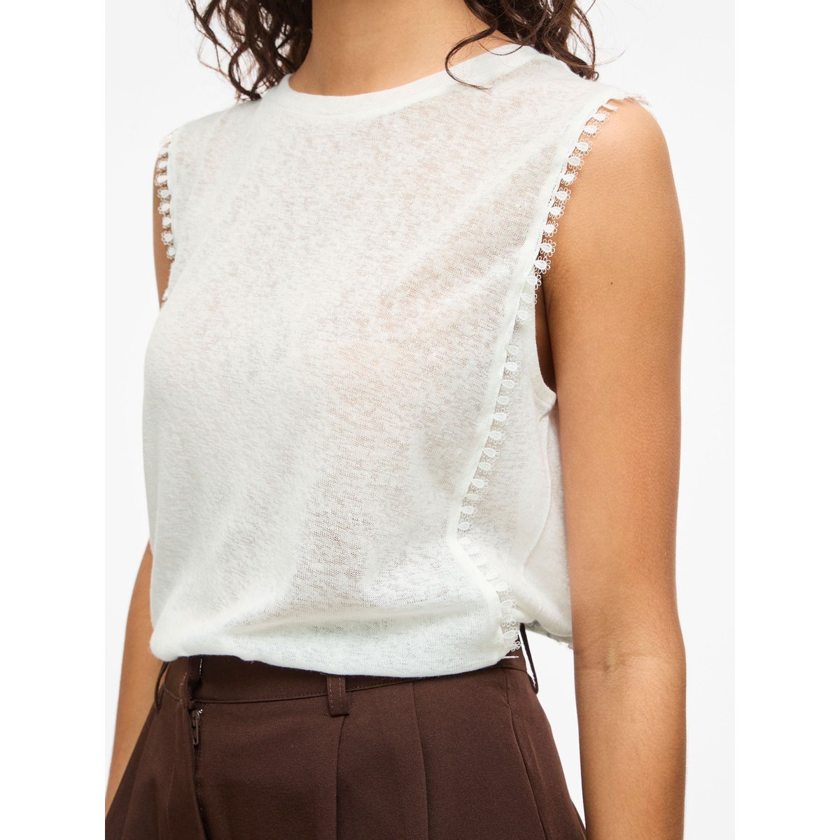 Top Sans Manches blanc - snow white1, VILA