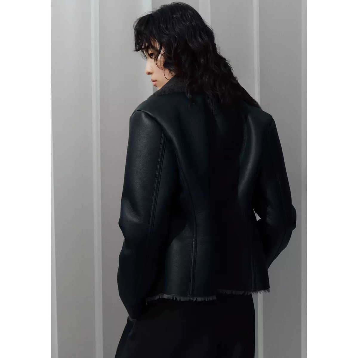 Veste cadol noir, MANGO