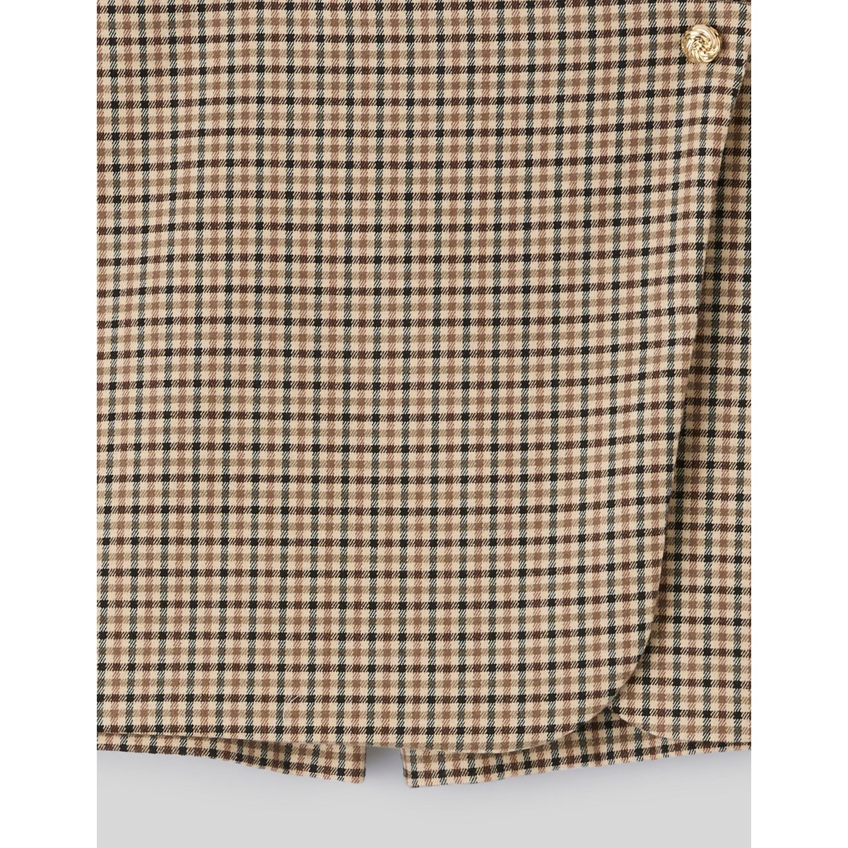 Jupe-short à carreaux marron, BZB