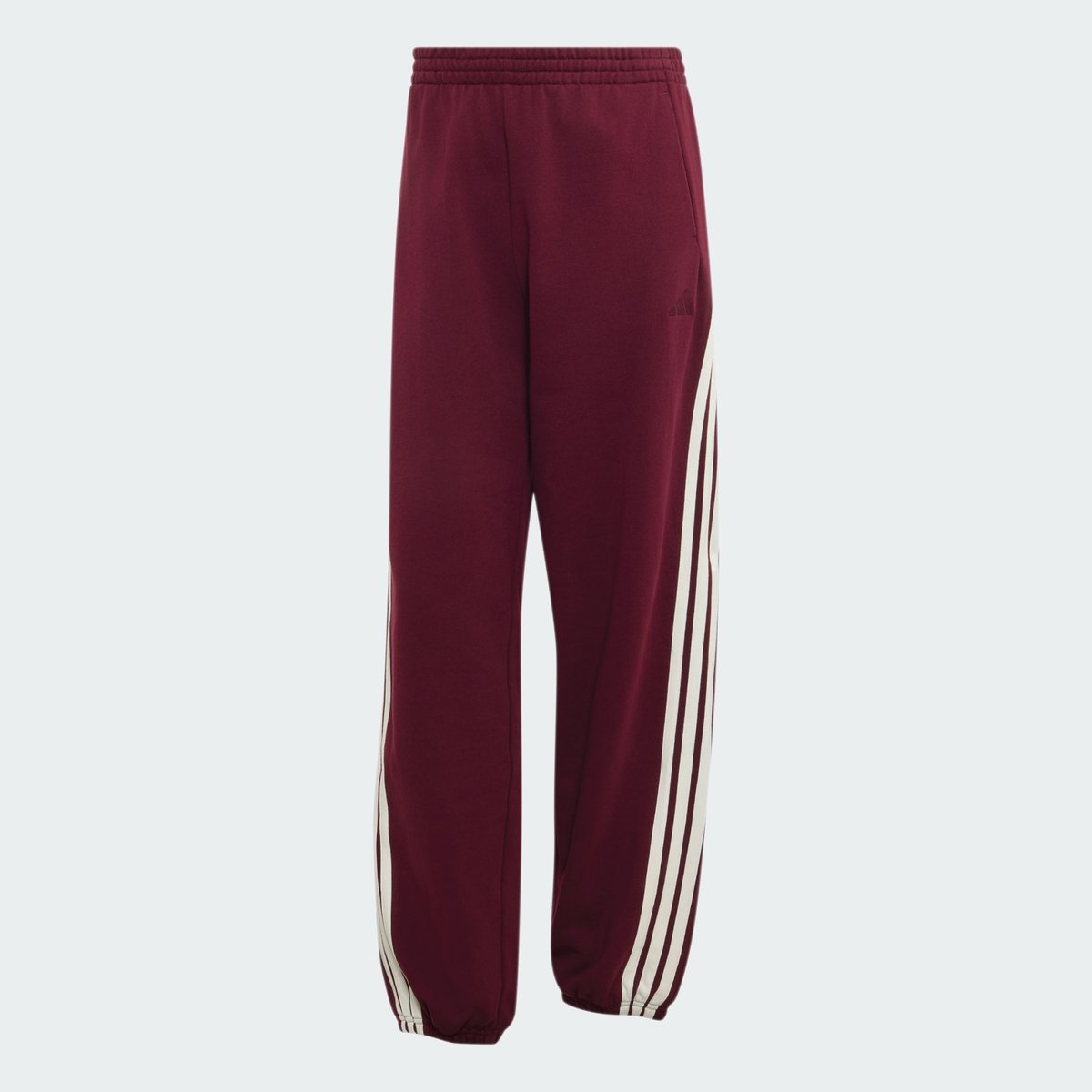 Pantalon Bas Resserrés Large Adidas Kit 3-Stripes Pantalon Bas Resserrés Large Adidas Kit 3-Stripes maroon / off white, ADIDAS SPORTSWEAR