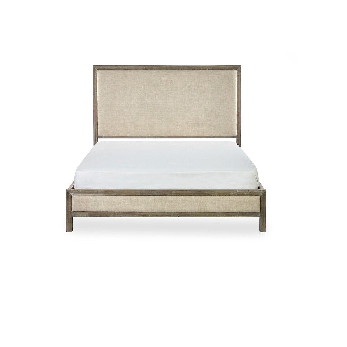 Sophie French Antique Linen & Limed Oak Bed ivory, SO'HOME