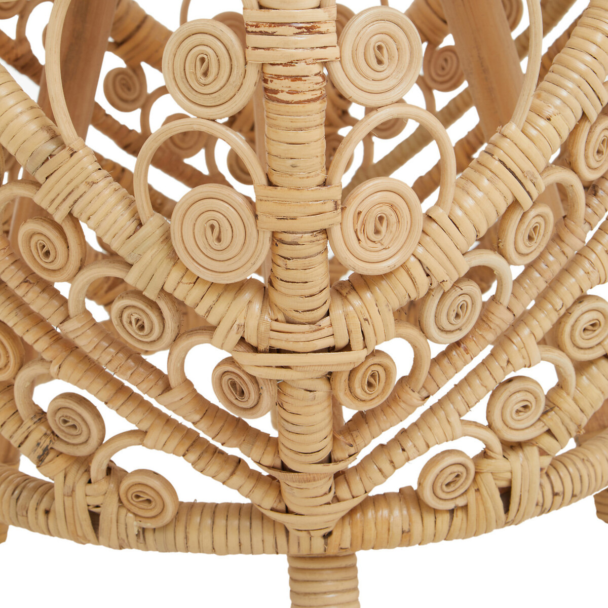 Leocadia Vintage Rattan Round Coffee Table natural, SO'HOME