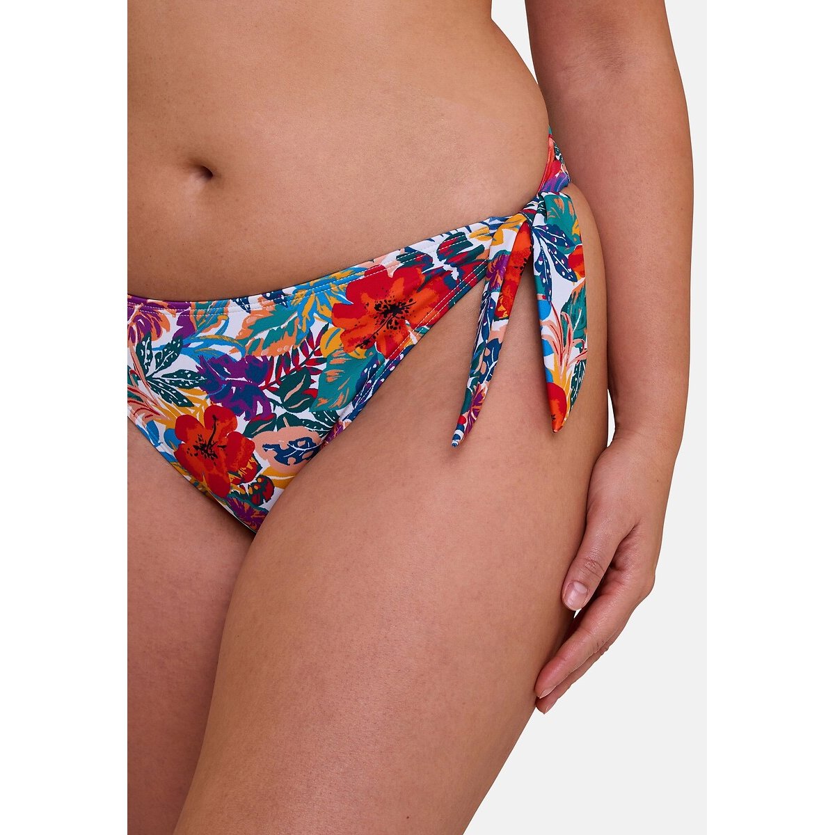 Curaçao Swim Briefs multicolour tropical print, SANS COMPLEXE