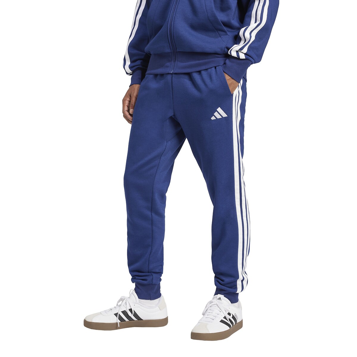 Pantalon Essentiel en molleton 3 bandes bleu, ADIDAS SPORTSWEAR