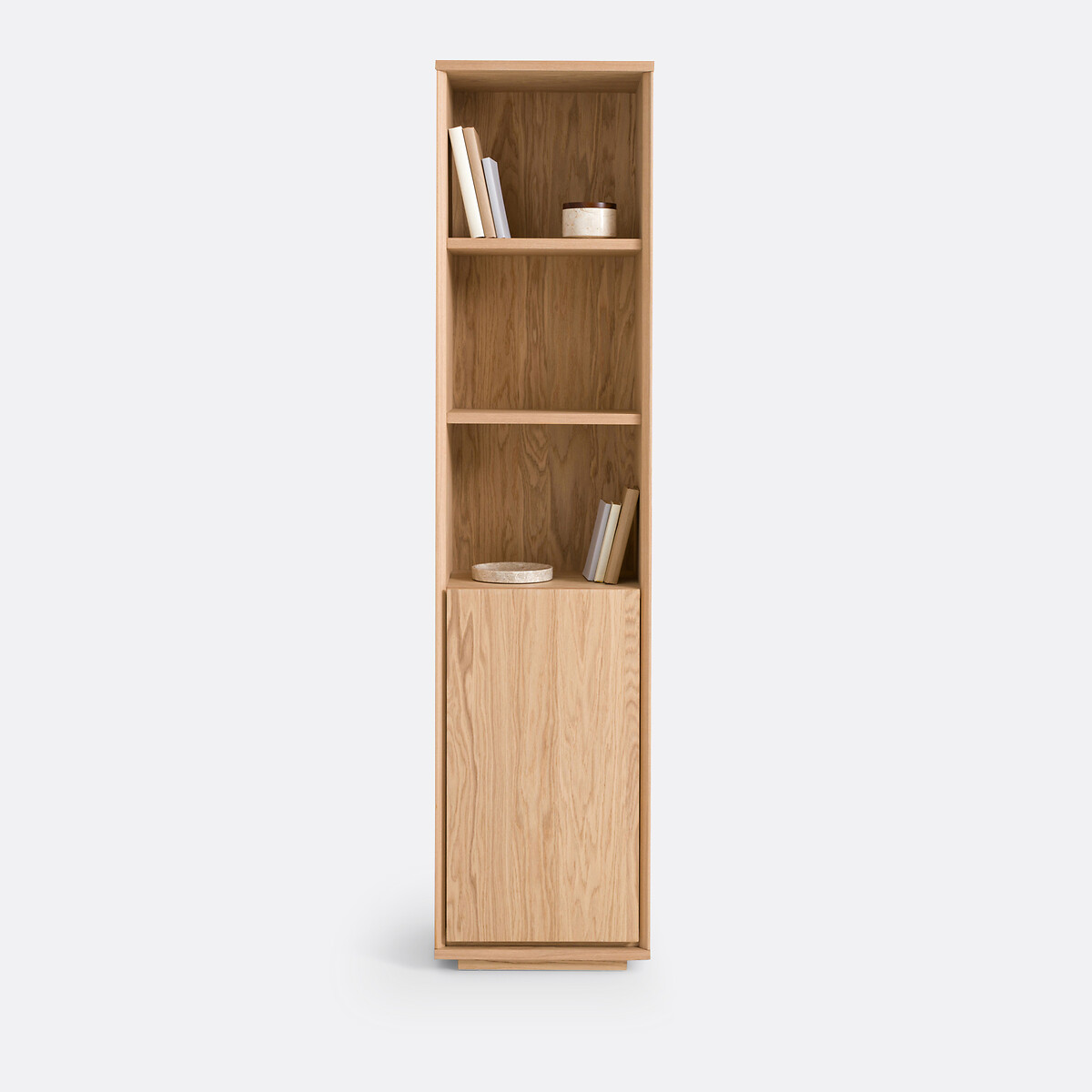Libreria in rovere impiallacciato Norrem color quercia, LA REDOUTE INTERIEURS