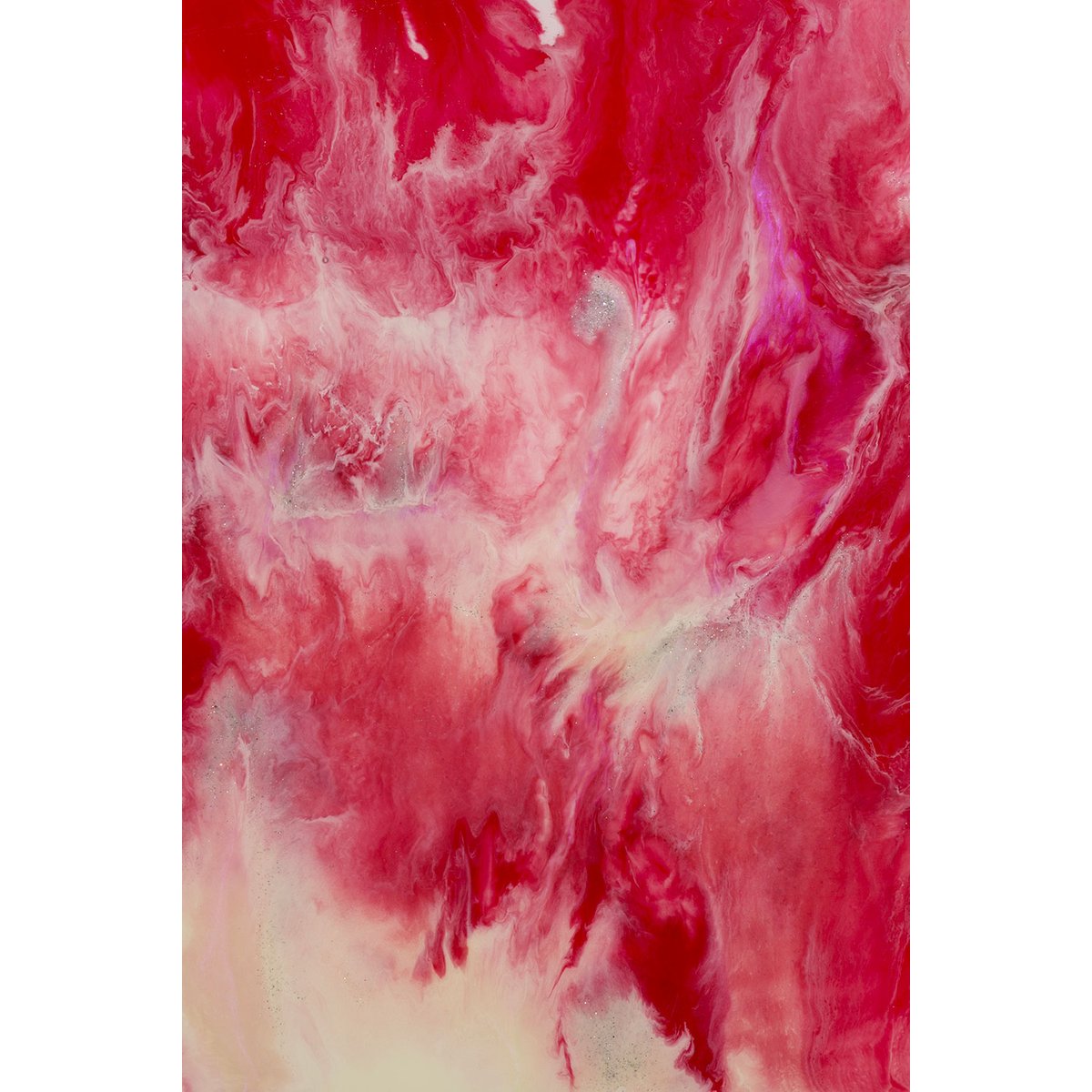 Tableau vanille fraise tableau alu dibond, HEXOA