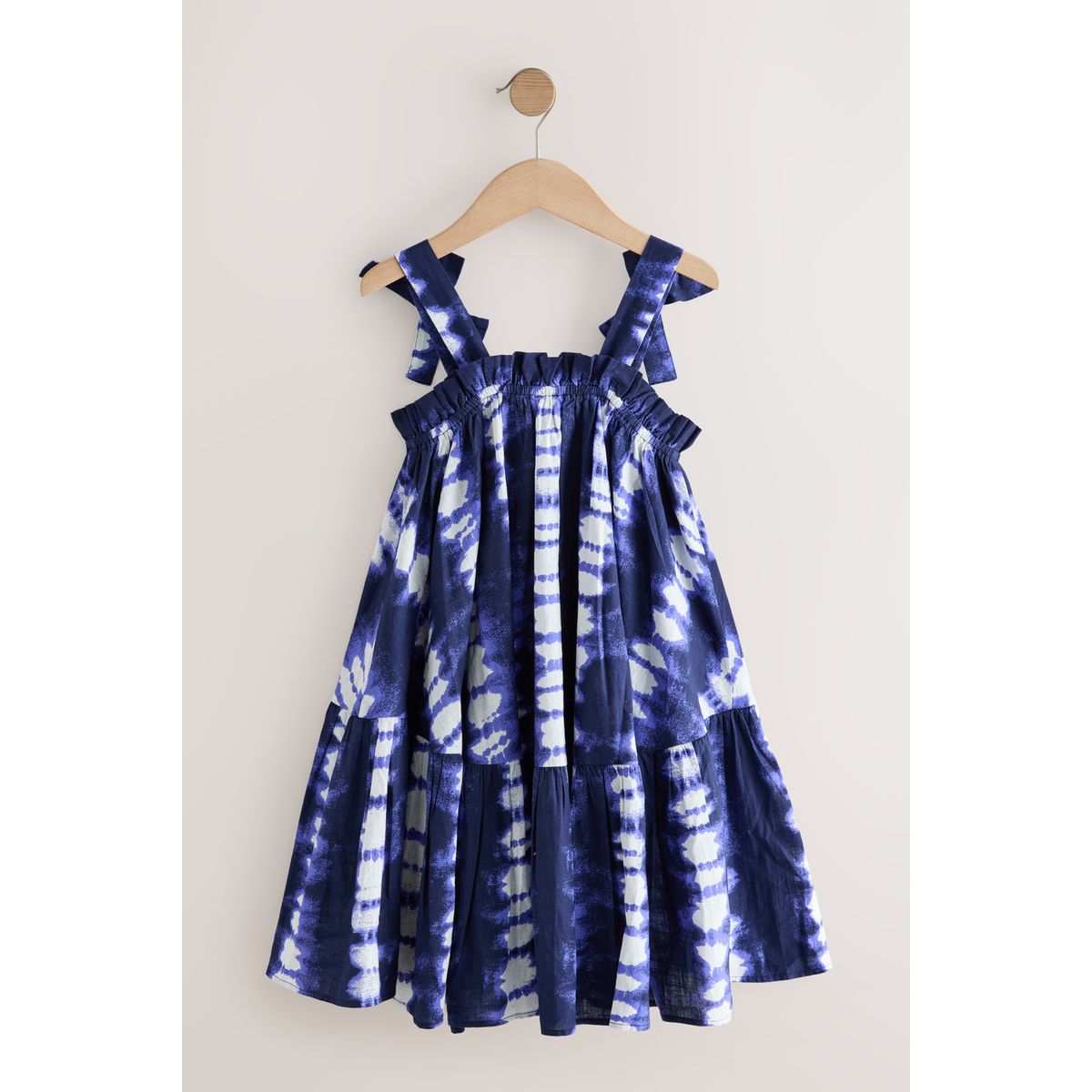 Robe d'été à bretelles avec nœud bleu effet dégradé, NEXT