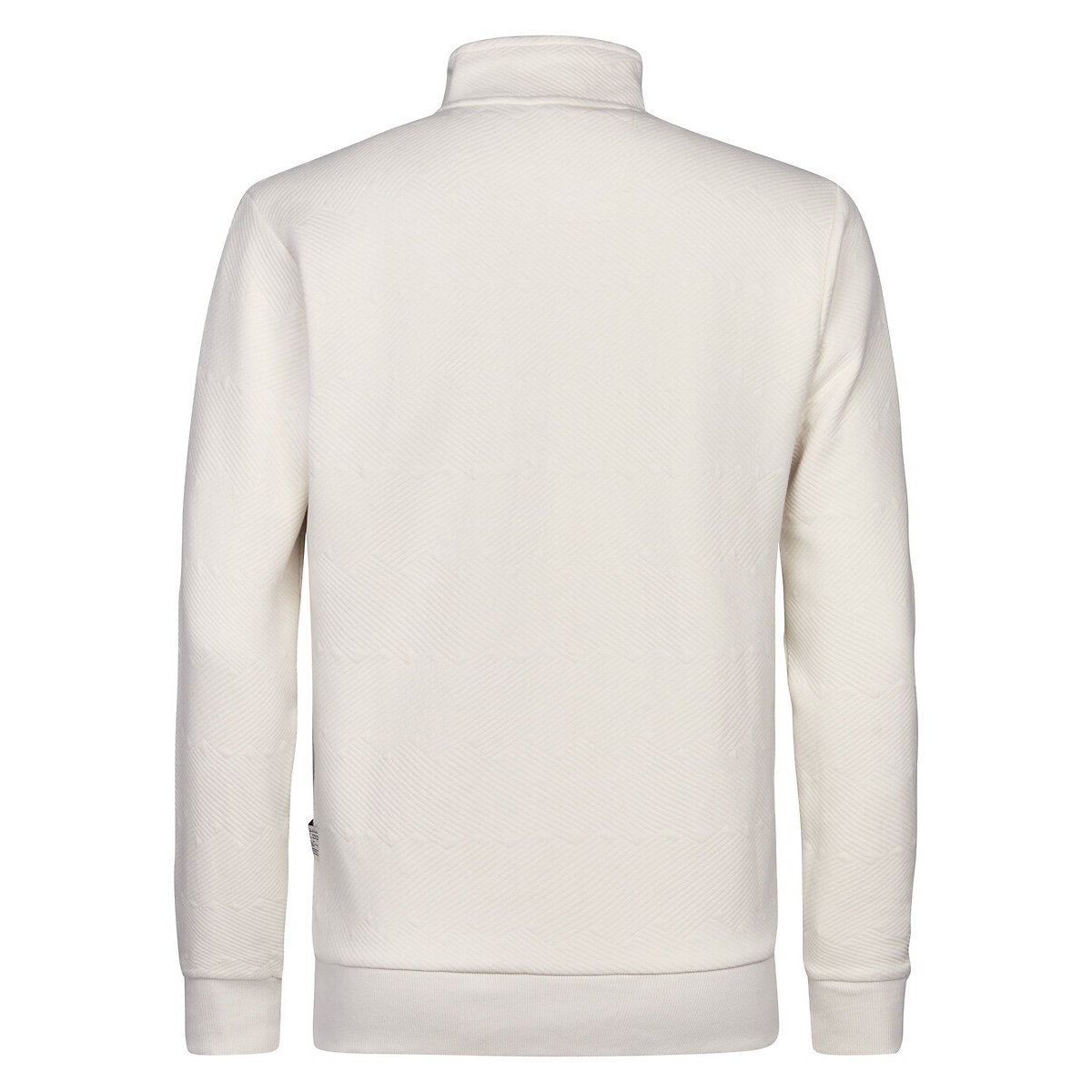 Sweat zippé col montant crème, PETROL INDUSTRIES