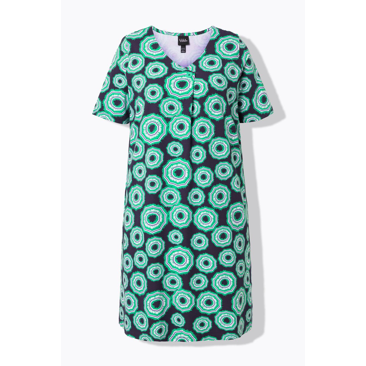 Robe en jersey motif parasols vert gazon, ULLA POPKEN