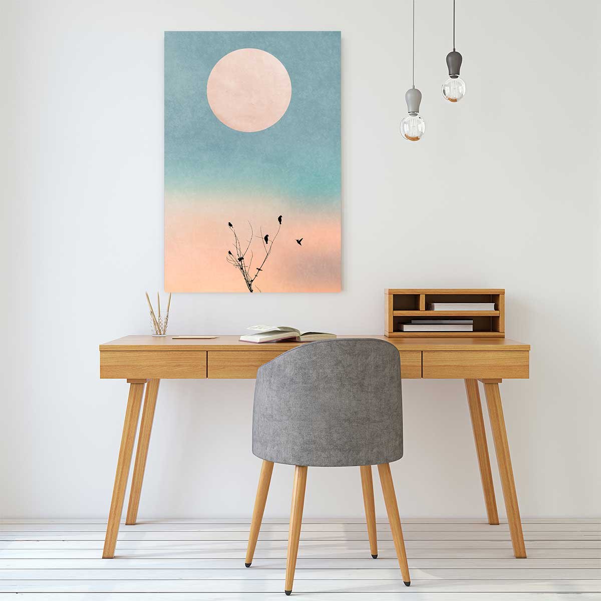 Tableau paysage Douceur de vivre tableau alu dibond, HEXOA