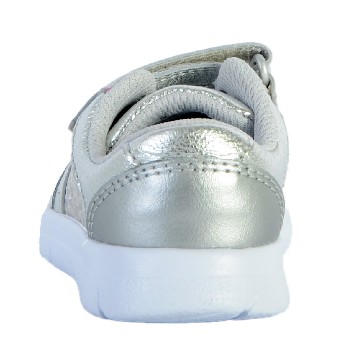 Basket Cuir Ath Sonar argent, CLARKS