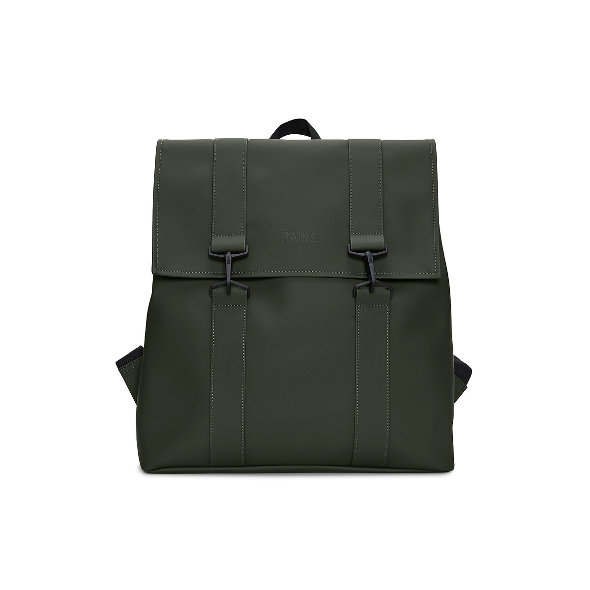 Sac à  dos imperméable unisexe MSN BAG kaki, RAINS