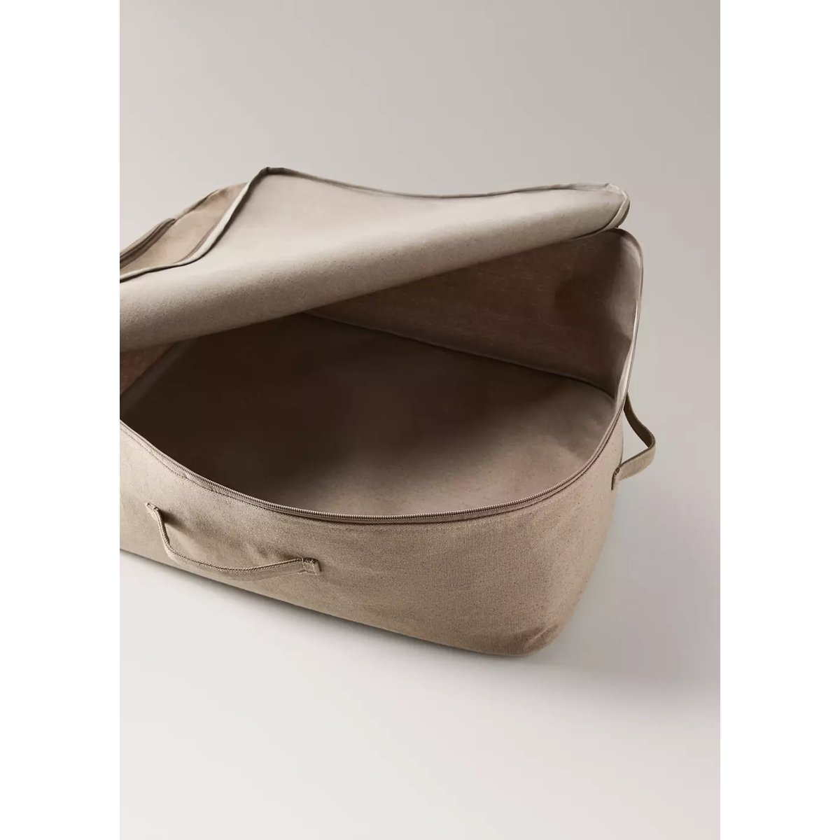 Boîte 100 % coton, grande capacité de rangement beige, MANGO HOME