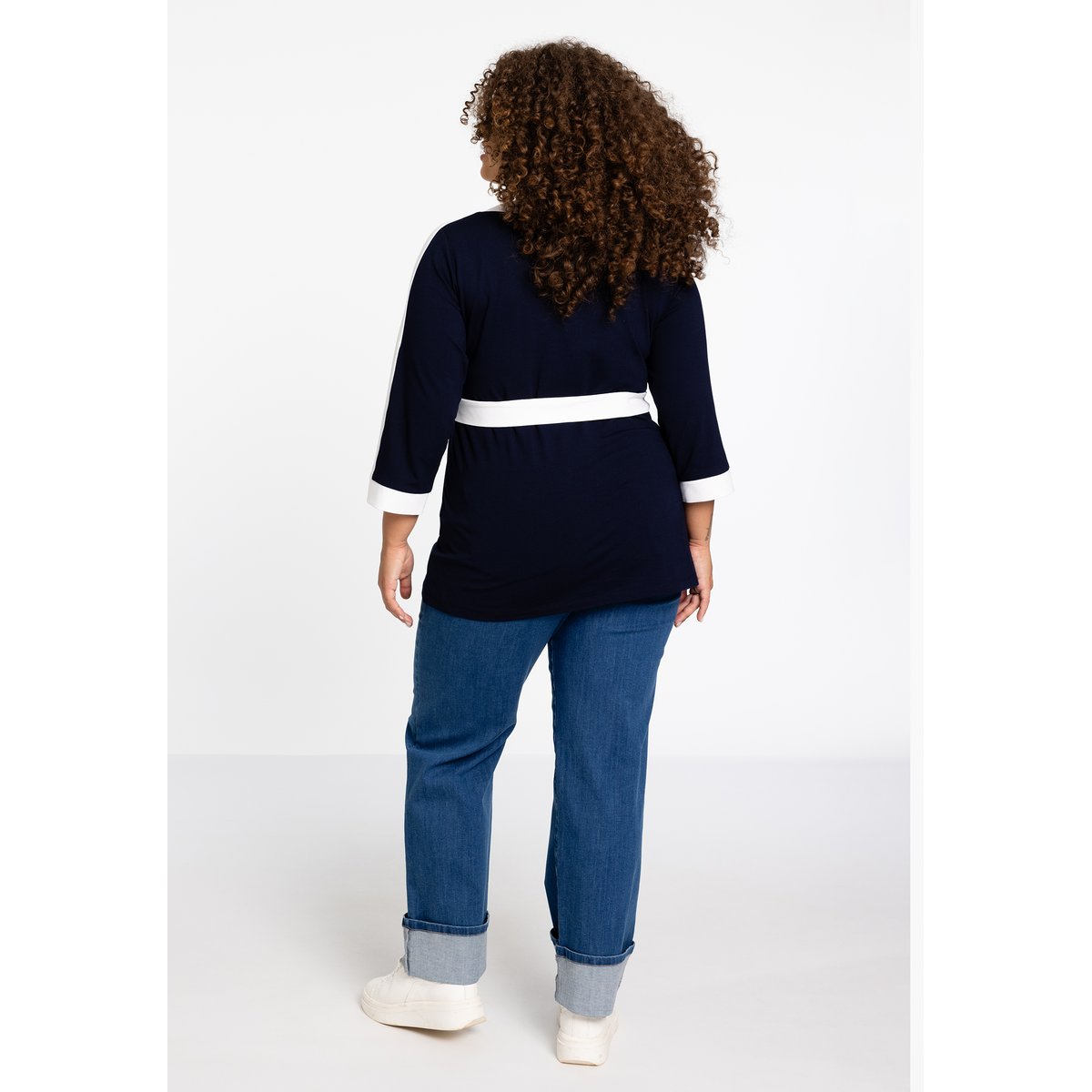 Tunique imprimée bleu, YOEK