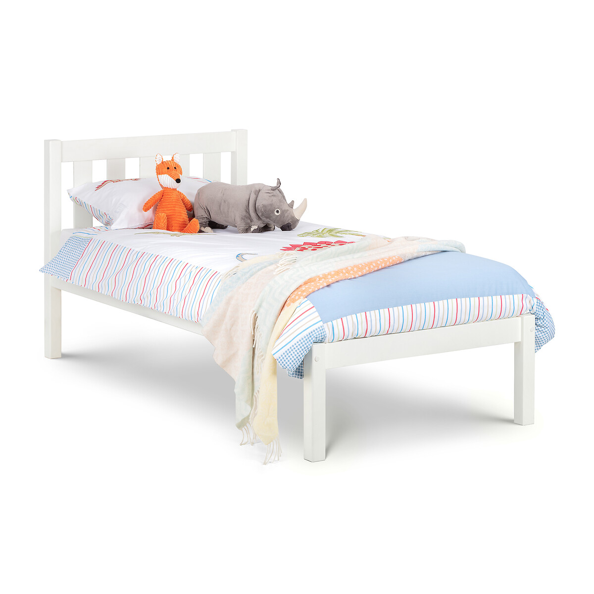 Frankie Pine Bed white, SO'HOME