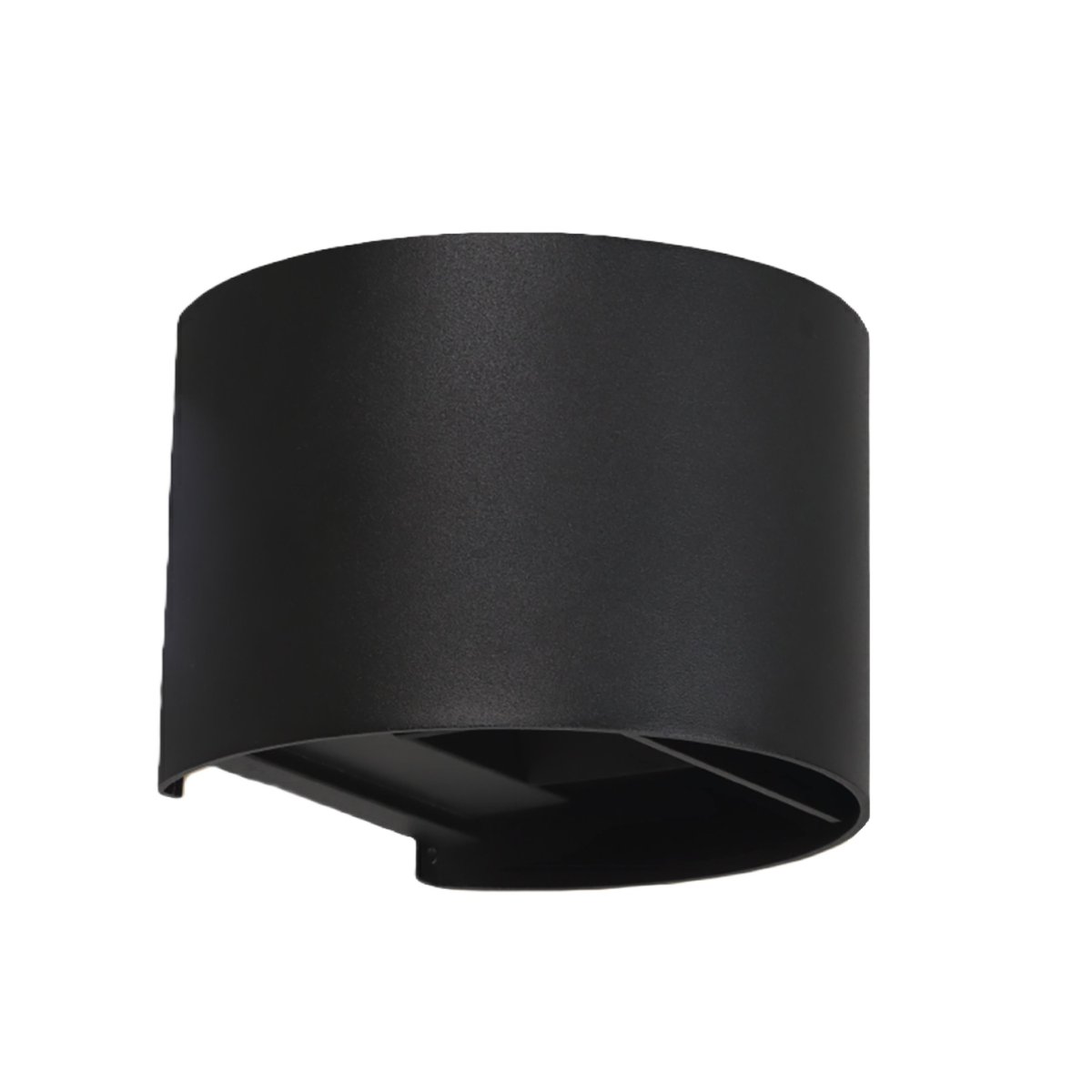 Applique LED ronde, ROXBURY noir, INSPIRE