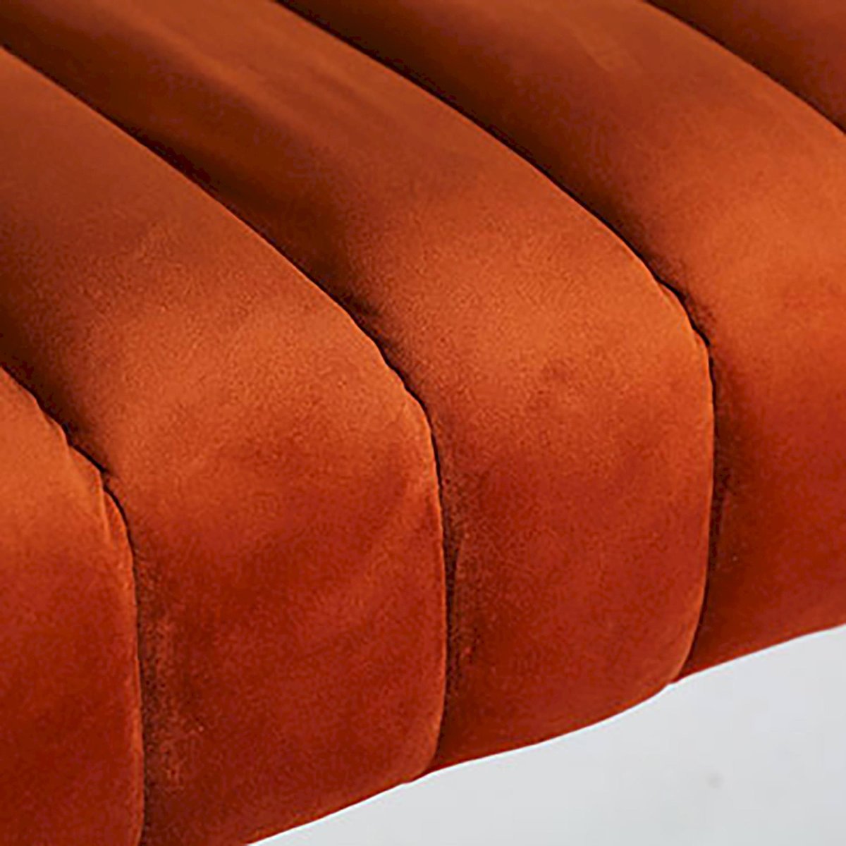 Banc de lit en velours collection VACIO ambré, RECOLLECTION