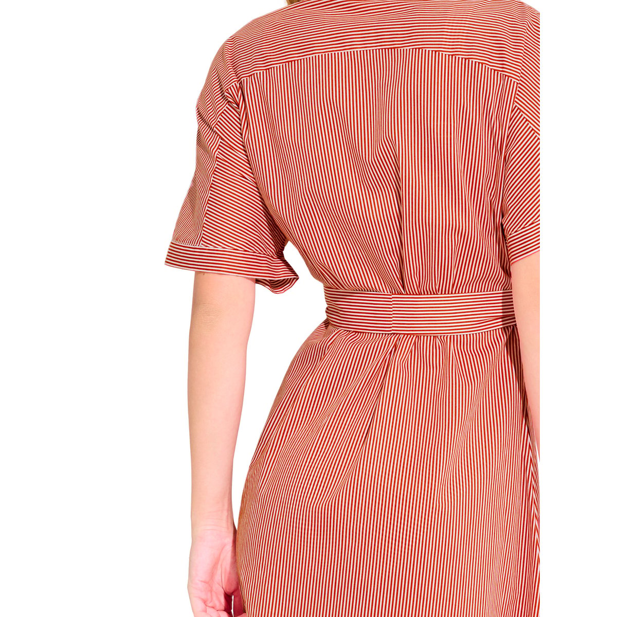 Robe estivale manches courtes LASCARI rouge, LISCA