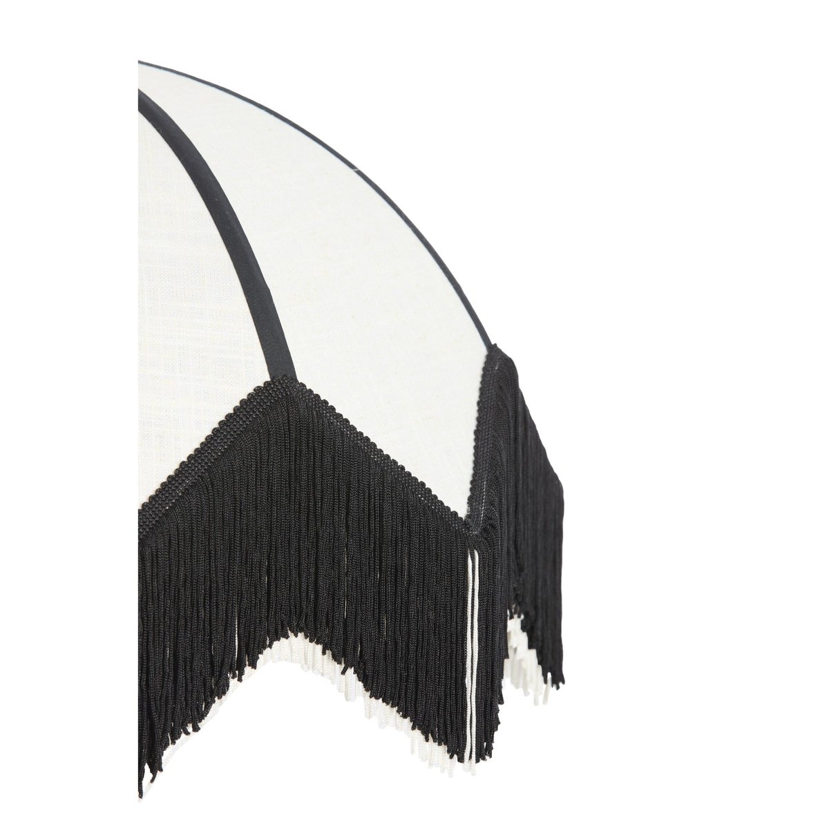 Abat-Jour Textiles SULINA blanc, LIGHT & LIVING 
