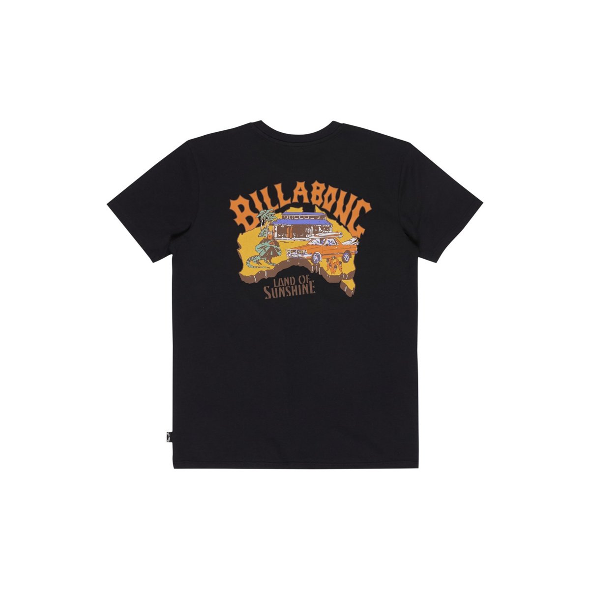 T shirt manches courtes STRAYA noir black, BILLABONG