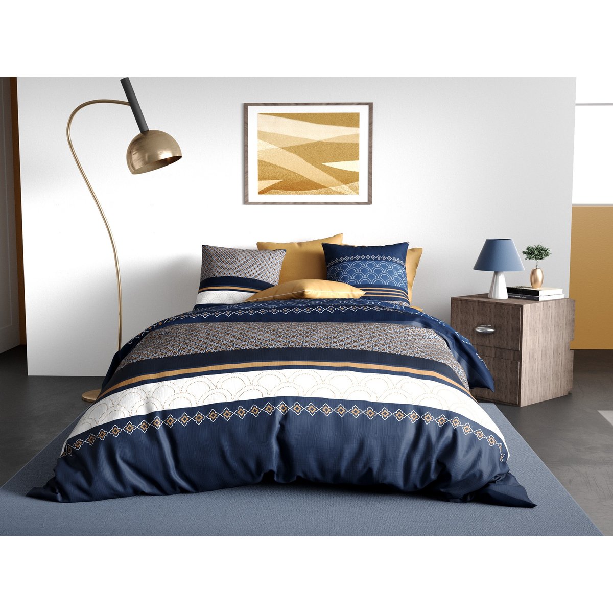 Housse de couette + 2 taies Kalipso kalipso, EDEN