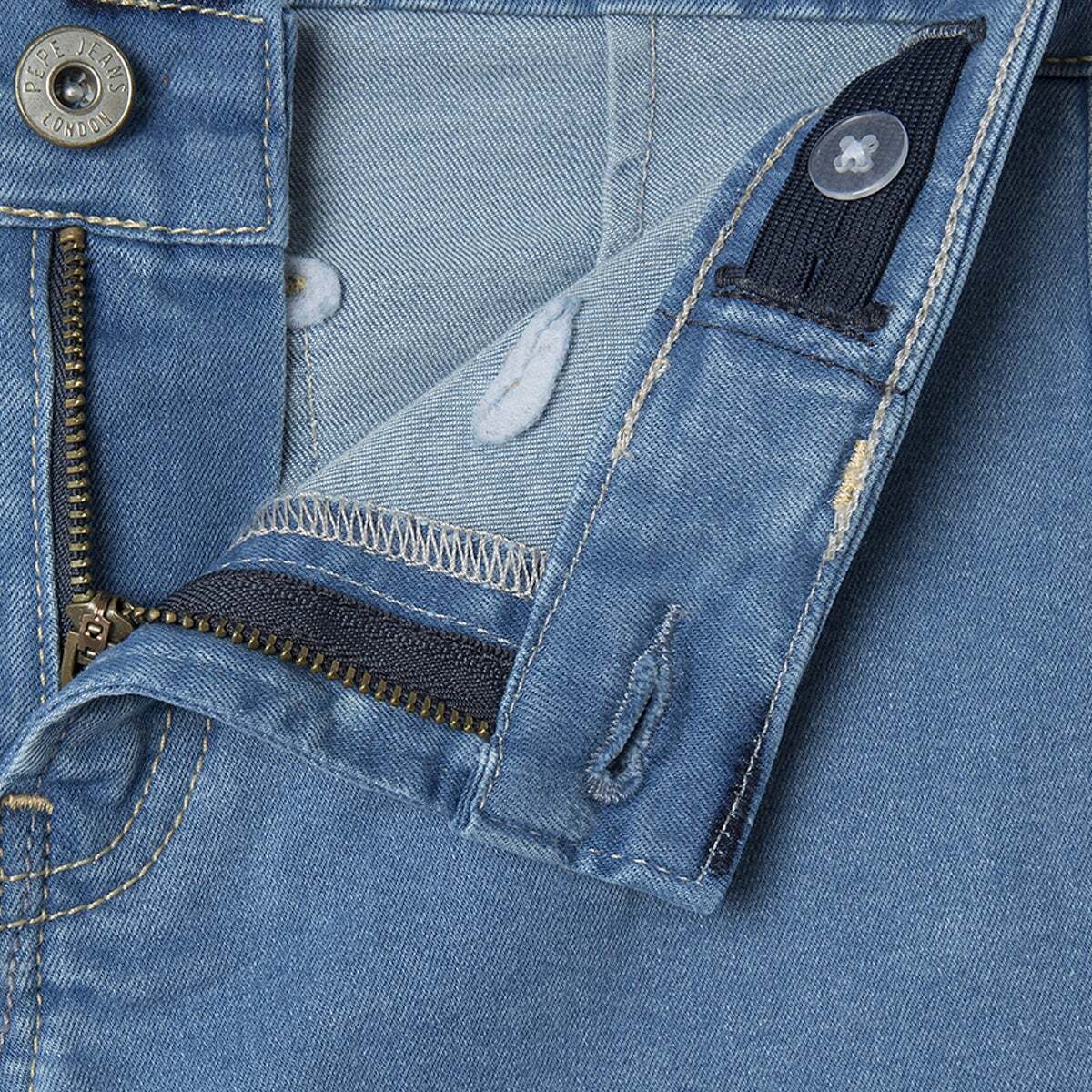 Jean Coupe Regular, Taille Moyenne - Catalina medium stone wash, PEPE JEANS