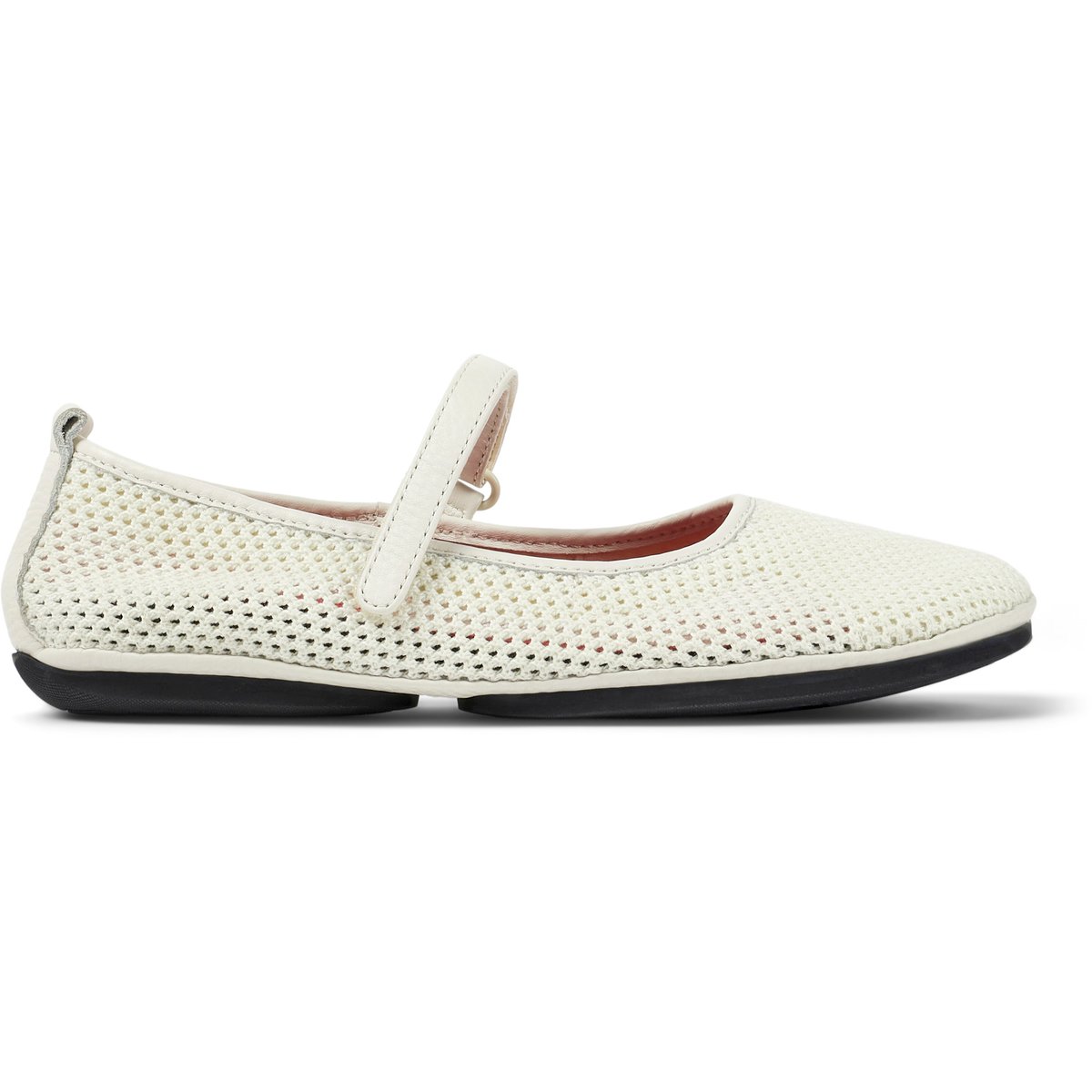 Ballerines Right Nina blanc naturel, CAMPER