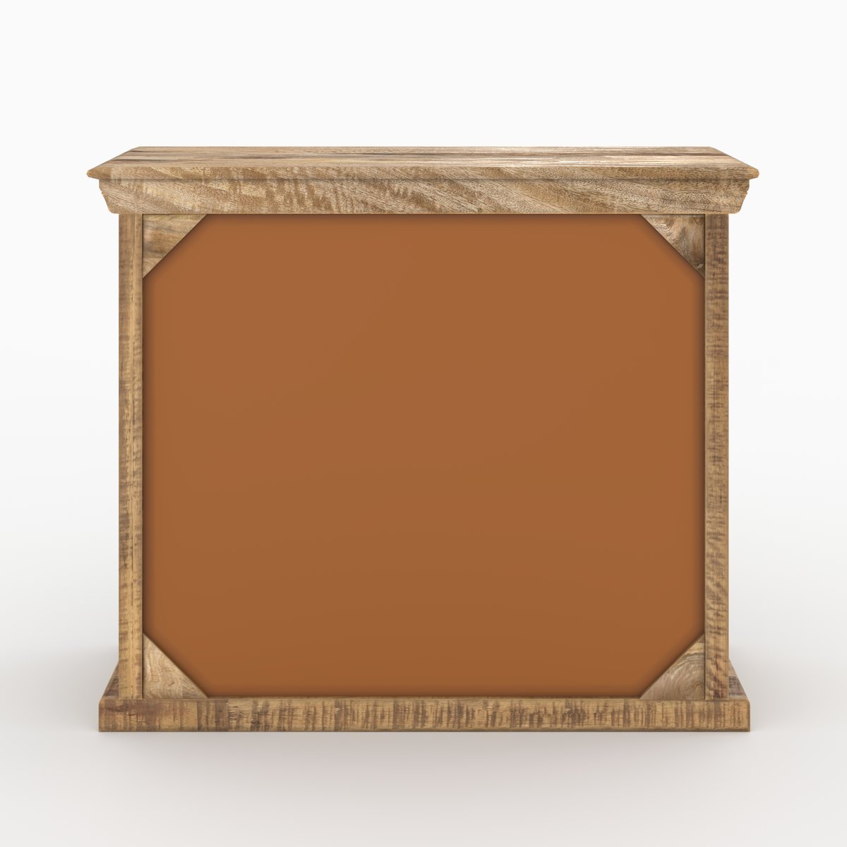 Ensemble 2 buffets moyen et petit en bois de manguier - TABUK marron, MAISON PAVANE