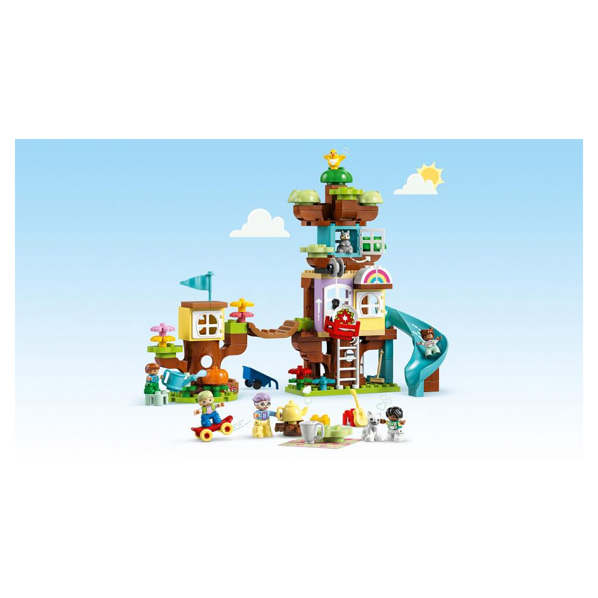 LEGO DUPLO - Cabane dans l'arbre 3-en-1 - 10993 pour les petits aventuriers multicolore, LEGO