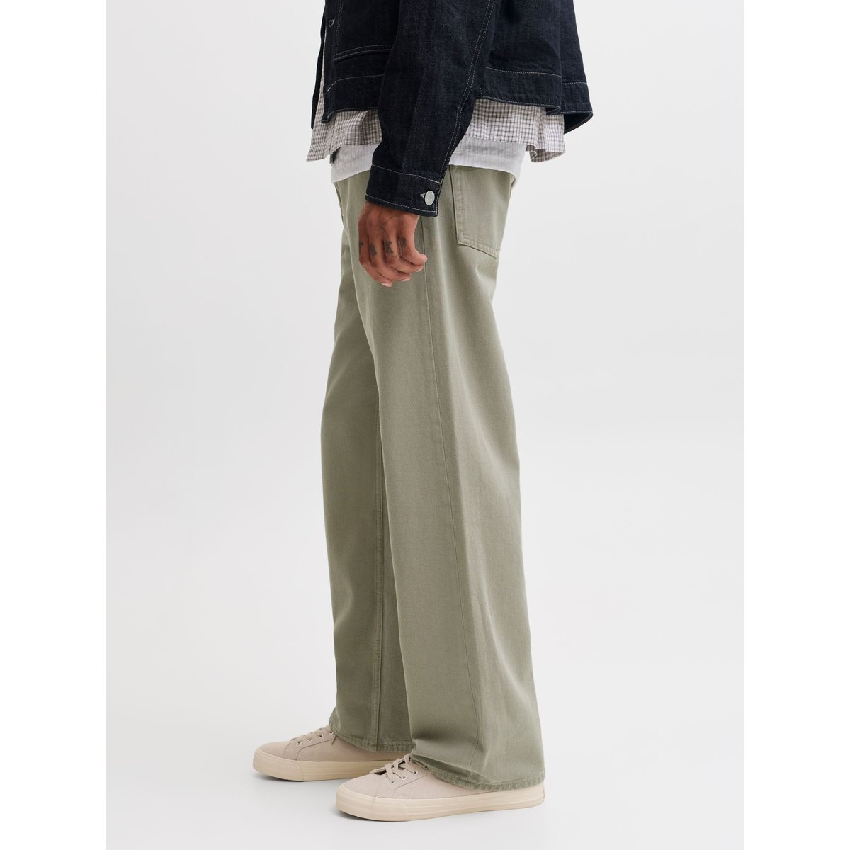 Jean Coupe Droite marron - dusky green, JACK & JONES