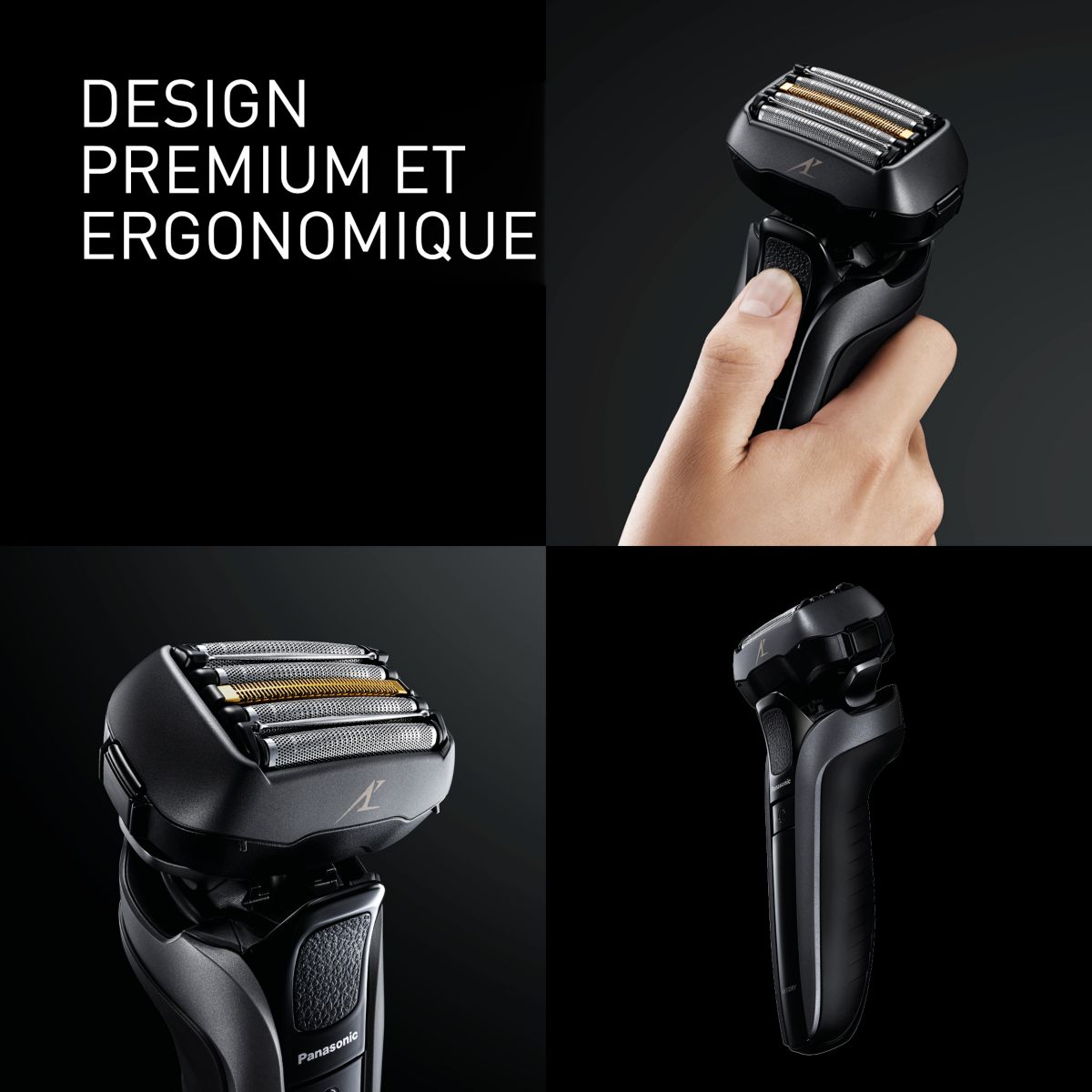 Rasoir électrique 5 lames ES-LV6U-K803 noir, PANASONIC