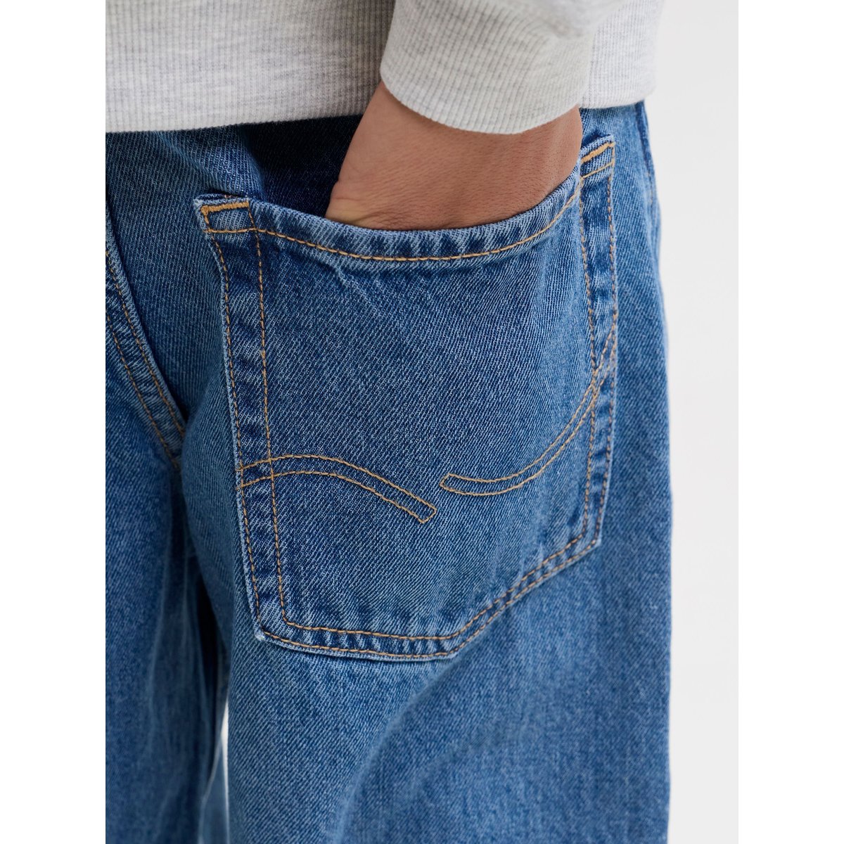Jean Baggy Fit blue denim, JACK & JONES JUNIOR