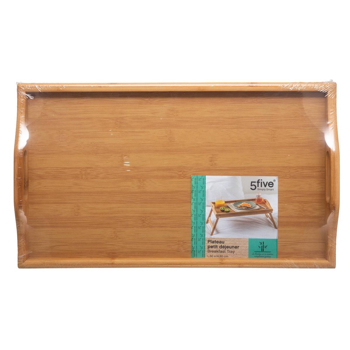 Plateau avec pieds BAMBOU beige, 5FIVE SIMPLY SMART