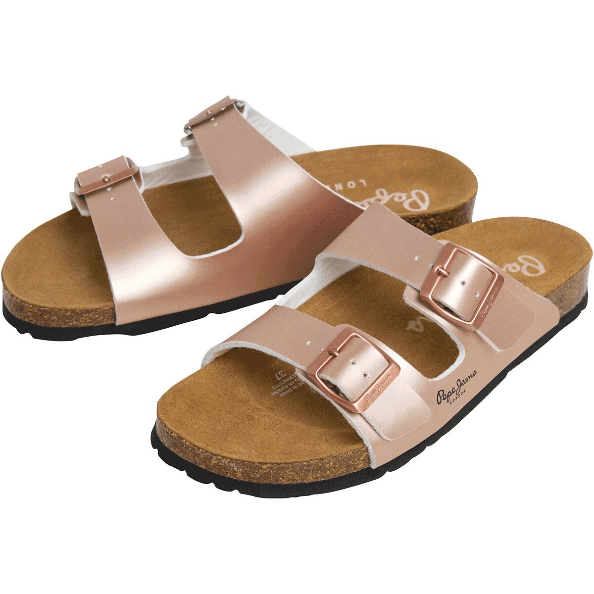 Mules doubles brides Oban Classic bronze, PEPE JEANS