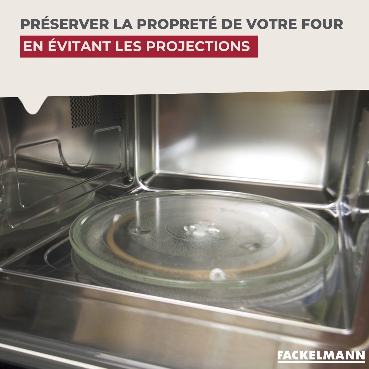 Couvercle pour micro-ondes transparent, FACKELMANN