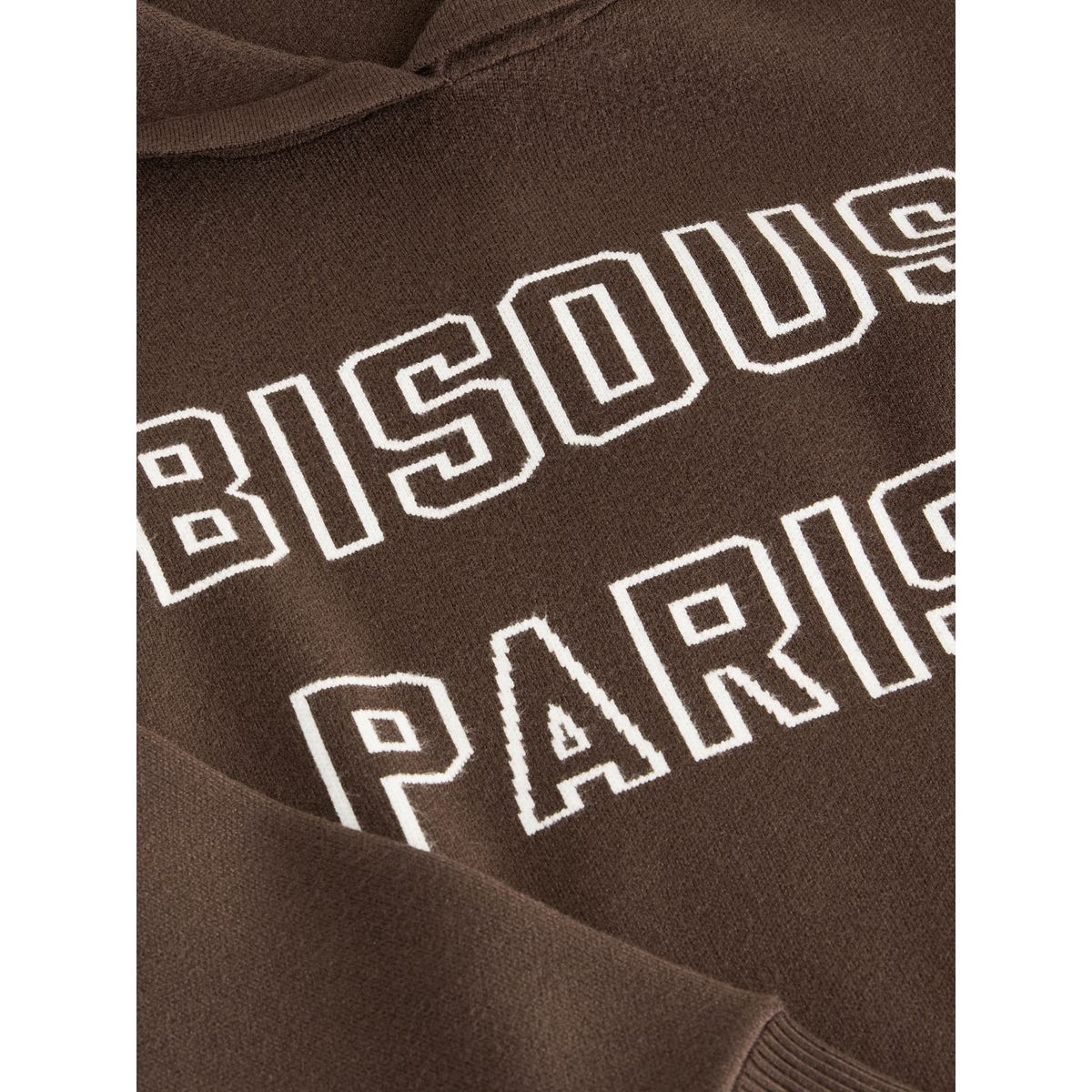 Sweat à capuche manches longues avec motif marron chocolat, NEXT