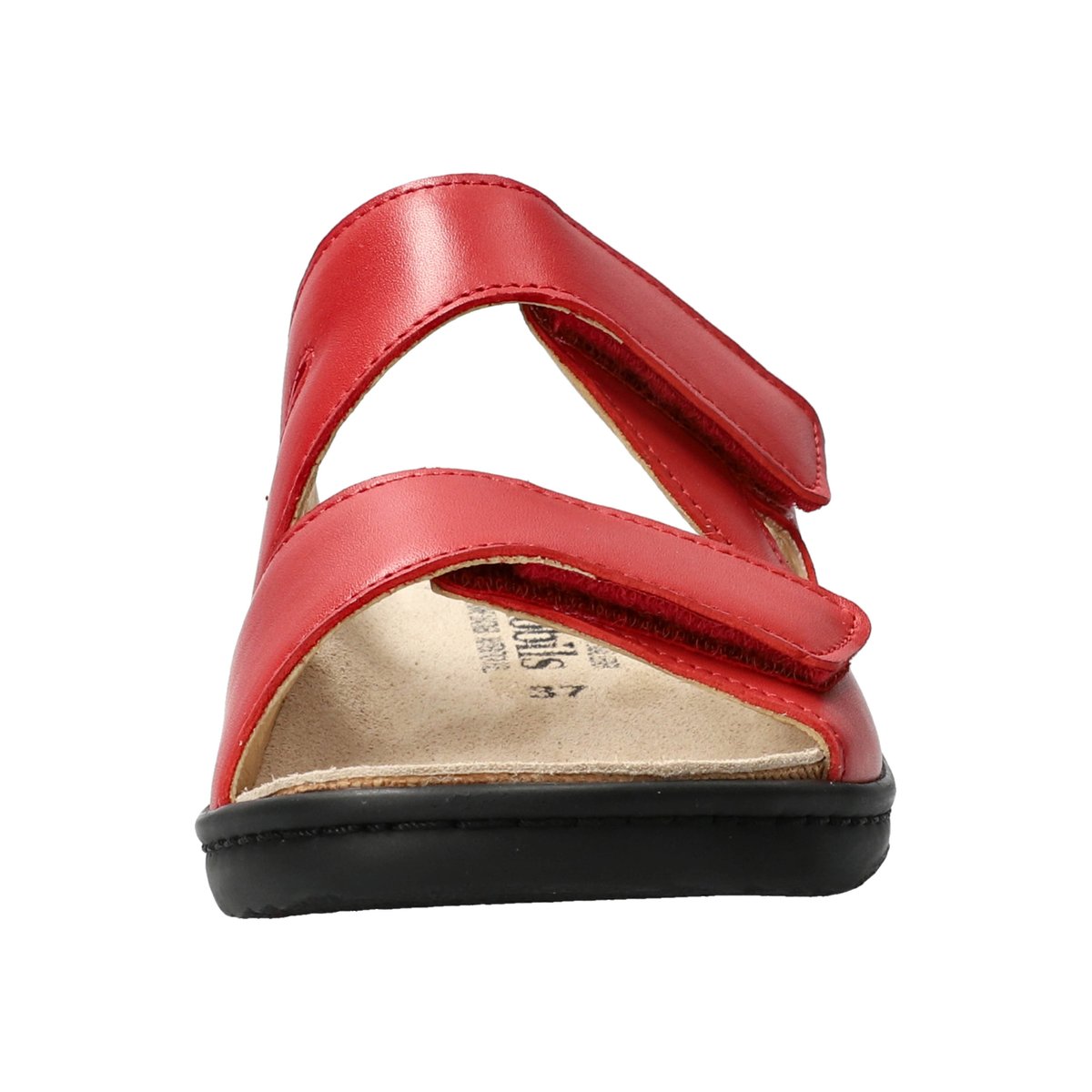 Sandales en cuir GEVA rouge ecarlate p5142758, MEPHISTO