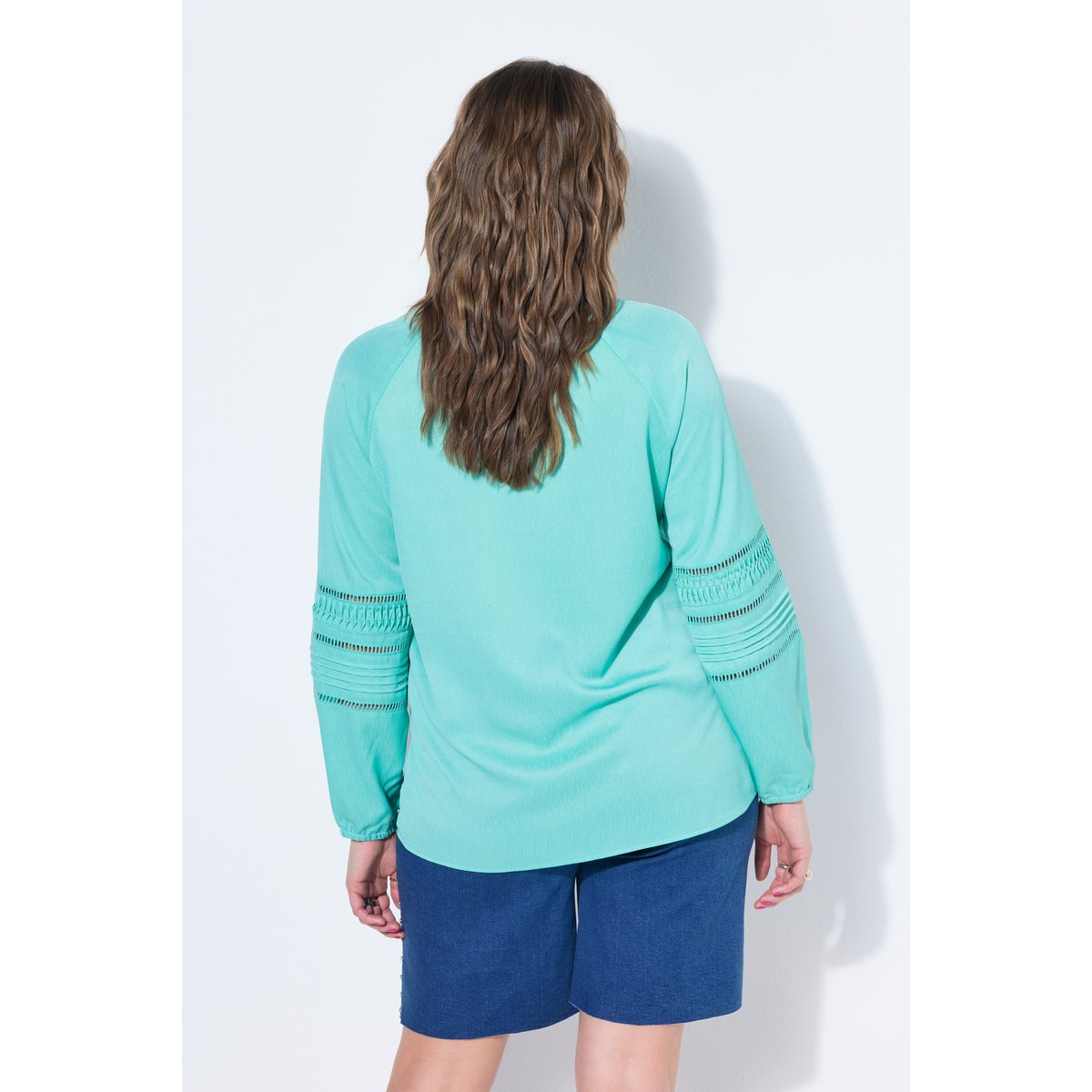 Tunique, coupe en A menthe bleue, STUDIO UNTOLD